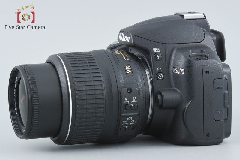 "Shutter count 256" Nikon D3000 10.2 MP DSLR 18-55 VR Lens