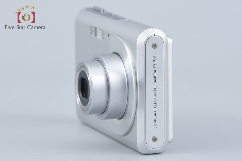 Casio EXILIM ZOOM EX-Z60 Silver 6.0 MP Digital Camera
