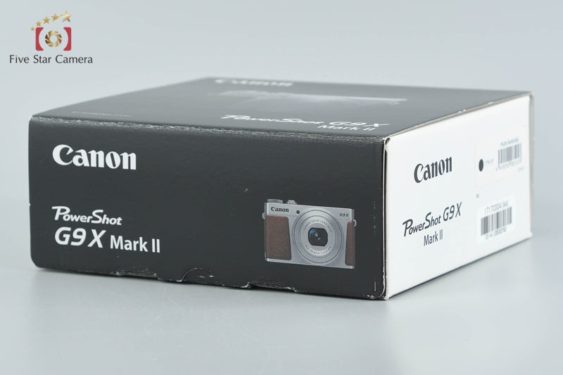 Canon PowerShot G9 X Mark II Black 20.1 MP Digital Camera w/ Box