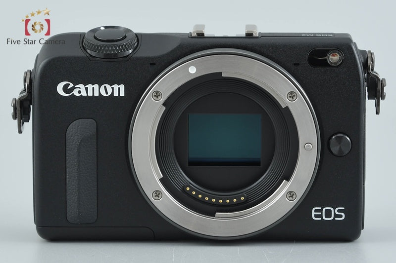 Canon EOS M Black 18.0 MP Mirrorless Camera EF-M 18-55 IS STM Lens