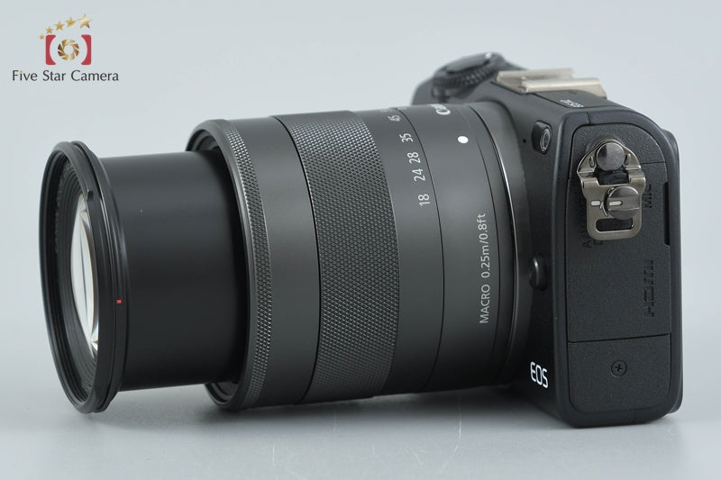Canon EOS M Black 18.0 MP Mirrorless Camera EF-M 18-55 IS STM Lens