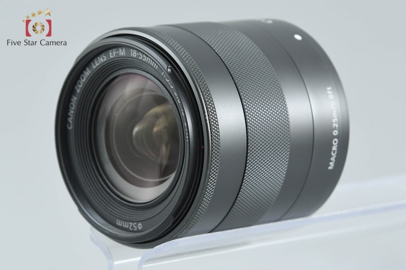 Canon EOS M White 18.0 MP Mirrorless Camera EF-M 18-55 IS STM Lens