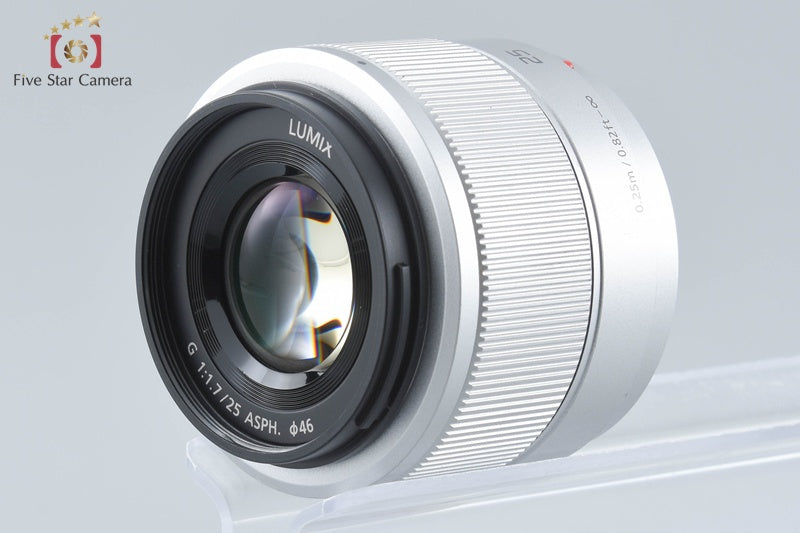 Panasonic LUMIX G 25mm f/1.7 ASPH. H-H025 Silver