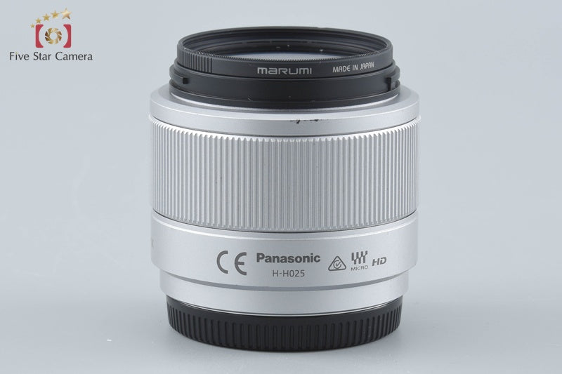 Panasonic LUMIX G 25mm f/1.7 ASPH. H-H025 Silver