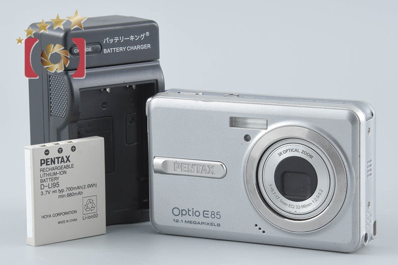 Pentax Optio E85 Silver 12.1 MP Digital Camera