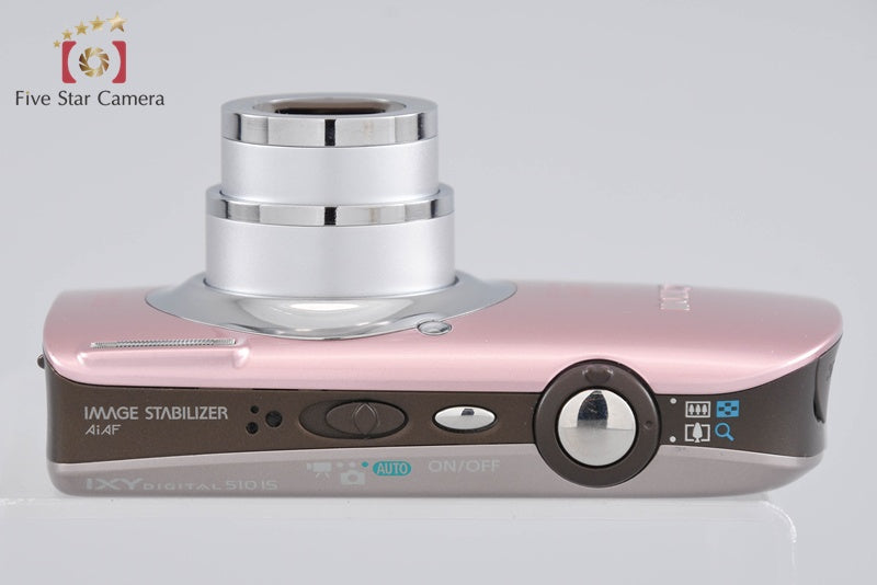 Canon IXY Digital 510 IS Pink 12.1 MP Digital Camera