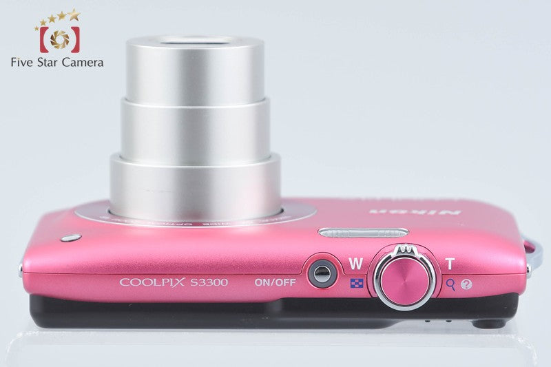 Nikon COOLPIX S3300 Strawberry Pink 16.0 MP Digital Camera