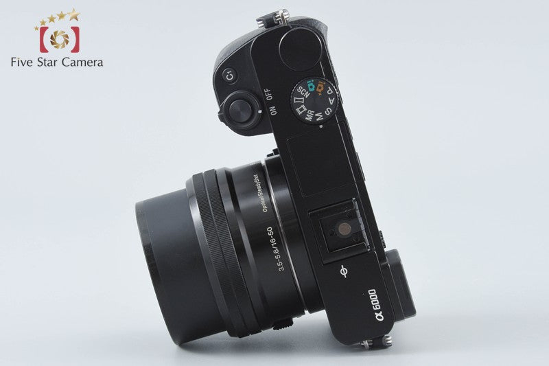 "Count 1,685" Sony α6000 ILCE-6000 Black 24.3 MP 16-50 Lens International Model
