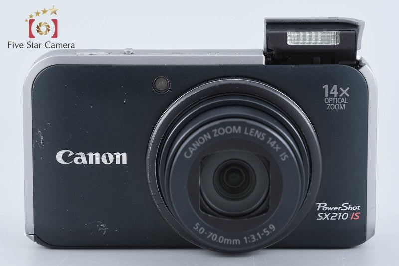 Canon PowerShot SX210 IS Blue Black 14.1MP Digital Camera