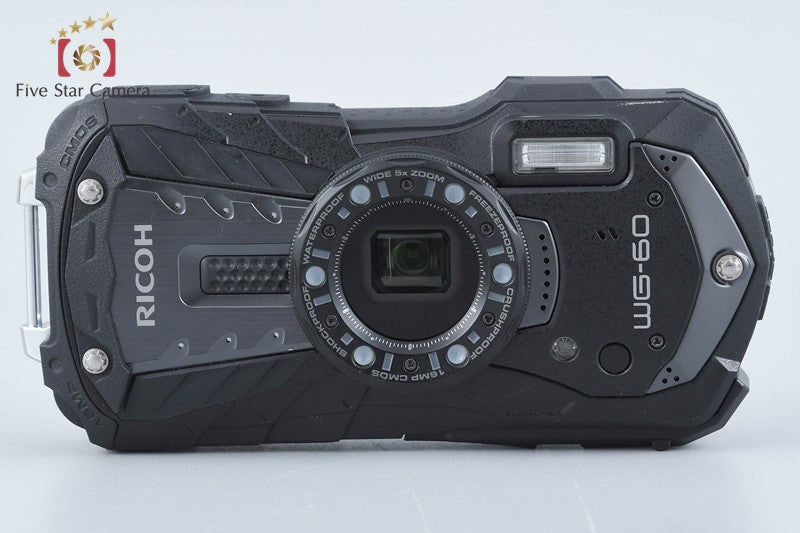 "Shutter count 471" Ricoh Pentax WG-60 Black 16.0 MP Waterproof Action Camera