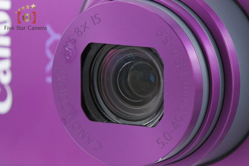 Canon IXY 600F Purple 12.1 MP Digital Camera
