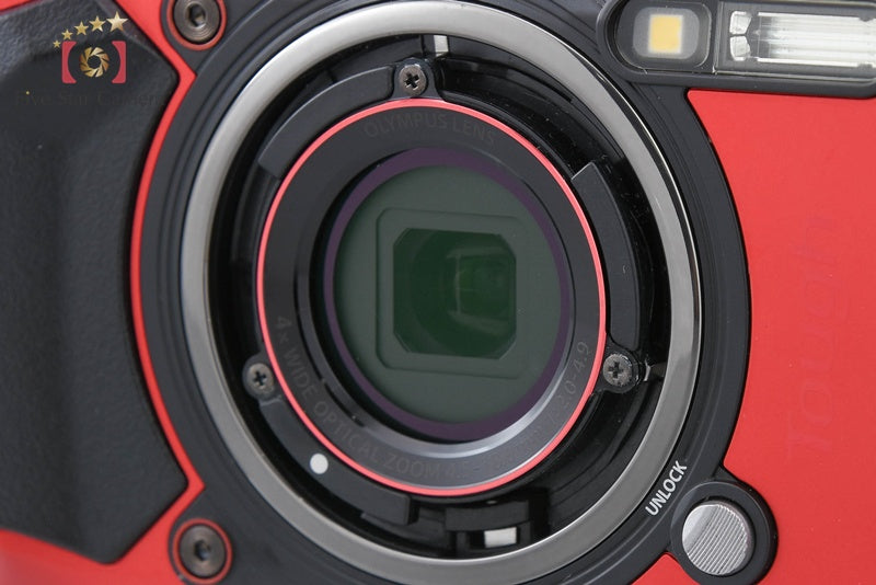 "Count 275" Olympus Tough TG-6 Red 12.0 MP 15m Waterproof Digital Camera
