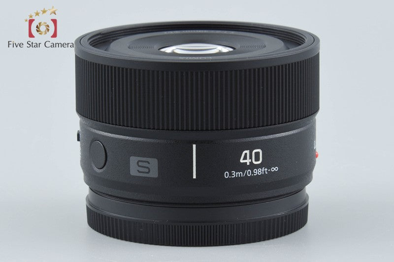 Panasonic LUMIX S 40mm f/2 S-S40 L Mount Black