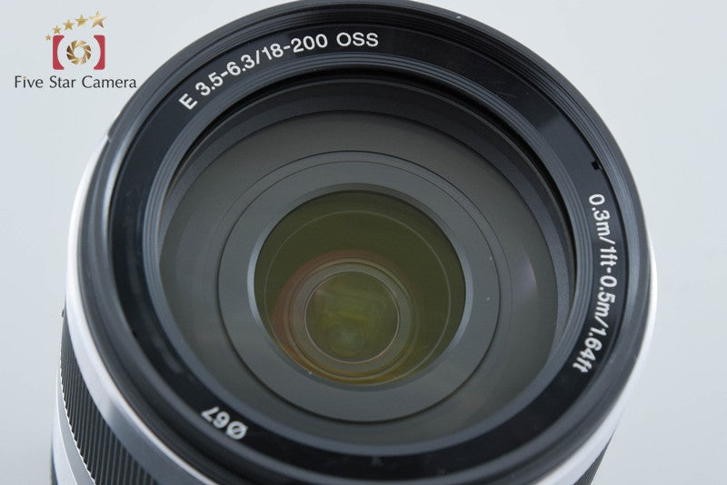SONY E 18-200mm f/3.5-6.3 OSS SEL18200 Silver