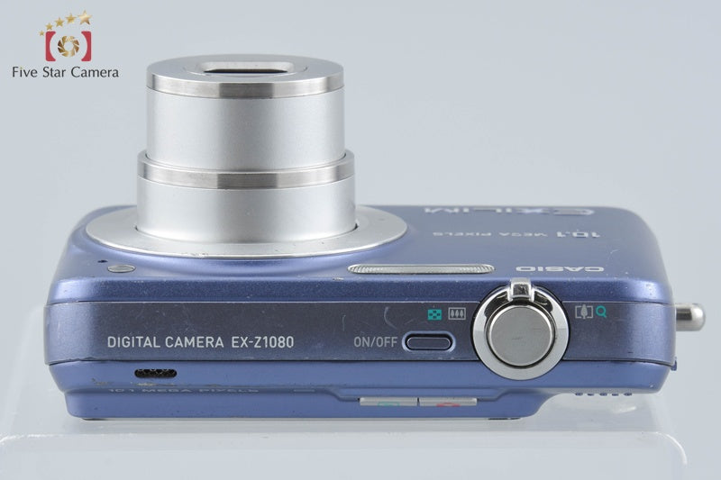 Casio EXILIM ZOOM EX-Z1080 Blue 10.1 MP Digital Camera
