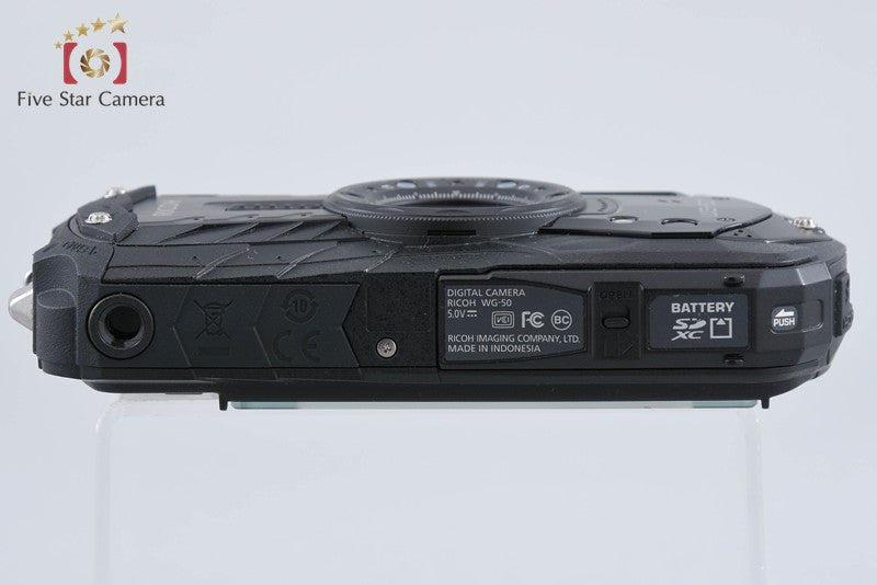 "Shutter count 30" Ricoh Pentax WG-50 Black 16.0 MP Waterproof Action Camera