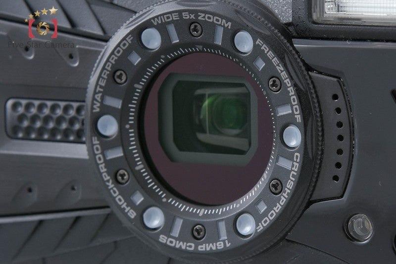 "Shutter count 30" Ricoh Pentax WG-50 Black 16.0 MP Waterproof Action Camera
