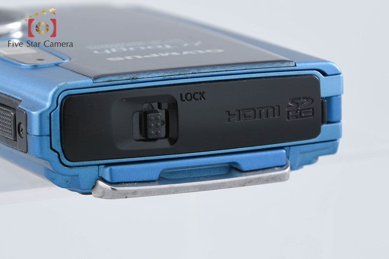 "Count 973" Olympus μ Tough-3000 Blue 12.0 MP 3m Waterproof Digital Camera