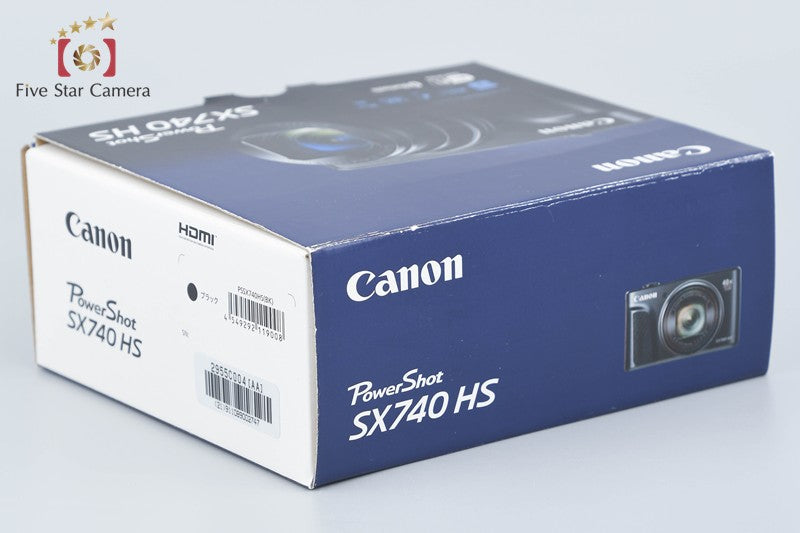 Canon PowerShot SX740 HS Black 20.3 MP Digital Camera w/ Box