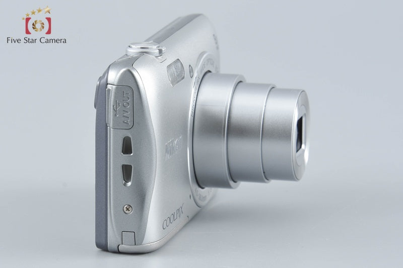 Nikon COOLPIX S3700 Silver 20.1 MP Digital Camera