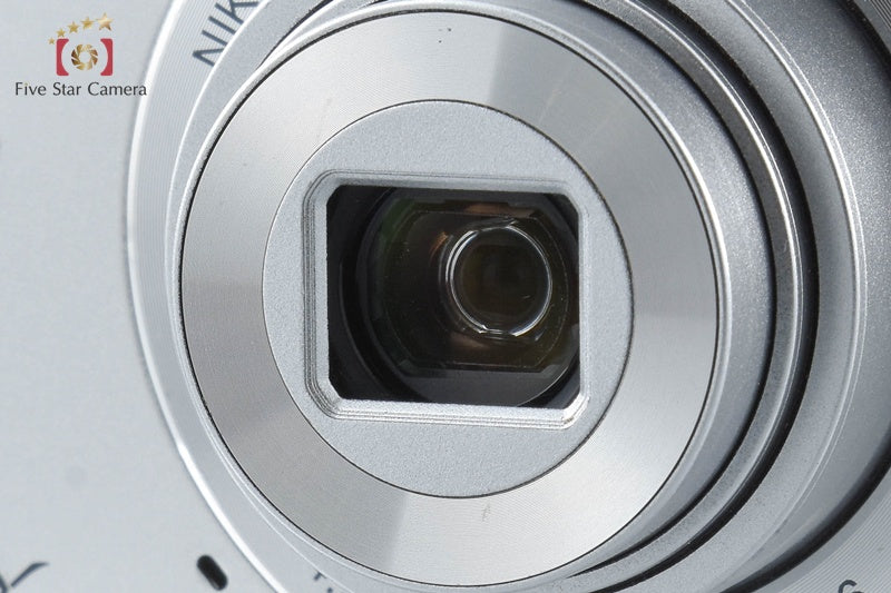 Nikon COOLPIX S3700 Silver 20.1 MP Digital Camera