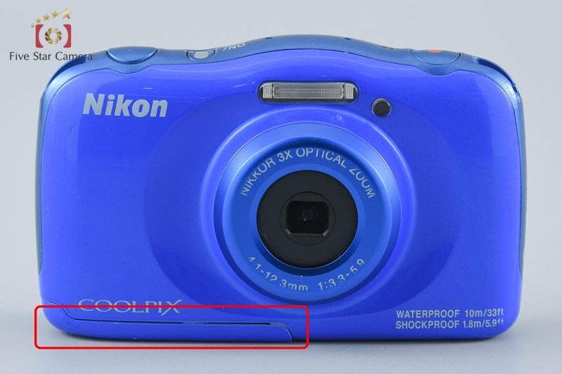 Nikon COOLPIX W100 Blue 13.2 MP Digital Camera