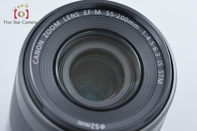 Canon EF-M 55-200mm f/4.5-6.3 IS STM Black