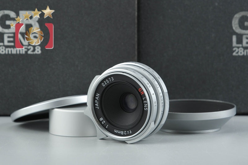 Ricoh GR Lens 28mm f/2.8 L39 LTM Leica Thread Mount Silver w/ Box
