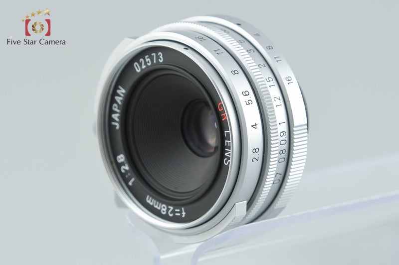 Ricoh GR Lens 28mm f/2.8 L39 LTM Leica Thread Mount Silver w/ Box