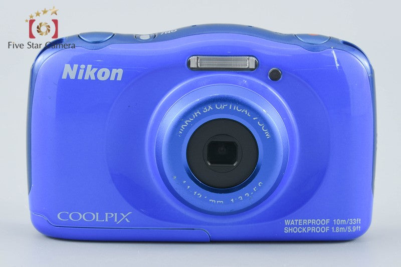 Nikon COOLPIX W100 Blue 13.2 MP Digital Camera