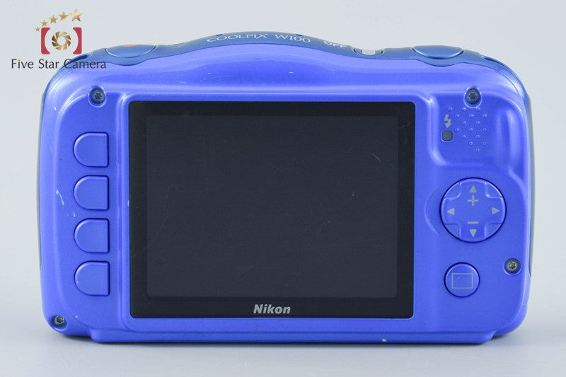 Nikon COOLPIX W100 Blue 13.2 MP Digital Camera