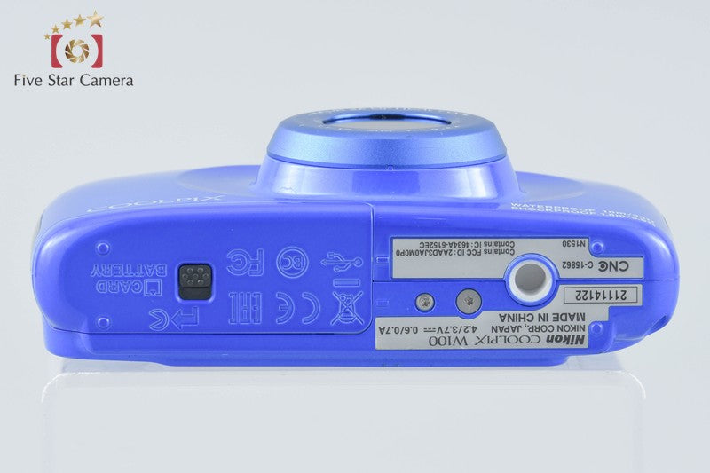 Nikon COOLPIX W100 Blue 13.2 MP Digital Camera
