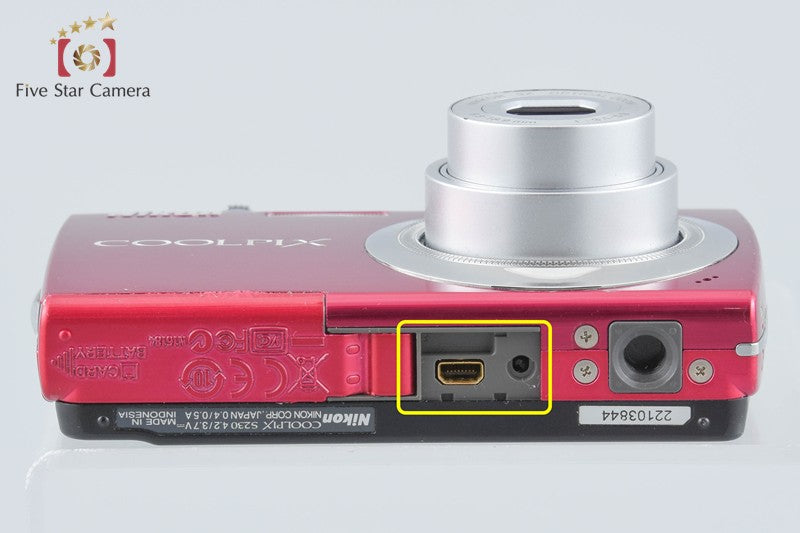 Nikon COOLPIX S230 Rose Red 10.0 MP Digital Camera
