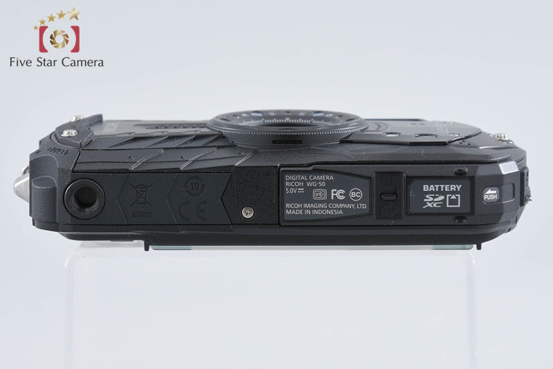 "Shutter count 468" Ricoh Pentax WG-50 Black 16.0 MP Waterproof Action Camera