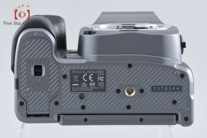 "Count 503" PENTAX K-70 Silky Silver 24.0 MP DSLR Camera Body