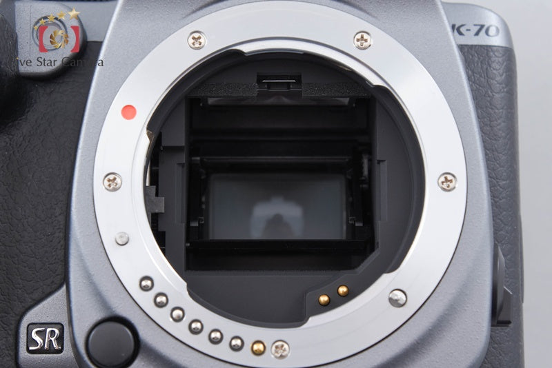 "Count 503" PENTAX K-70 Silky Silver 24.0 MP DSLR Camera Body