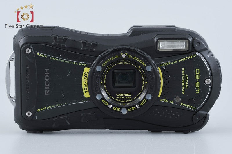 Ricoh Pentax WG-20 Black 14.0 MP Waterproof Action Camera