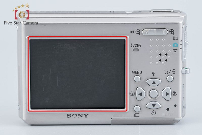 Sony Cyber-Shot DSC-T1 Silver 5.0 MP Digital Camera