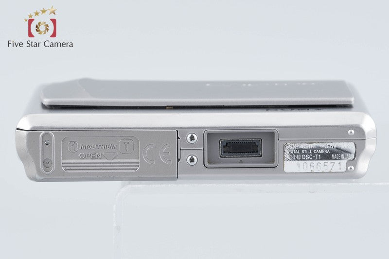 Sony Cyber-Shot DSC-T1 Silver 5.0 MP Digital Camera