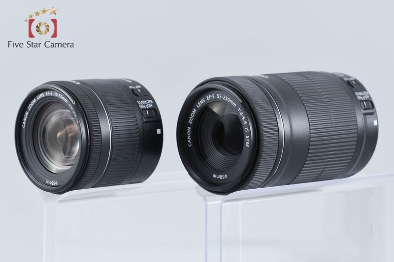 Canon EOS Kiss X10 / Rebel SL3 / 250D / 200DII 24.1 MP 18-55 55-250 Lenses
