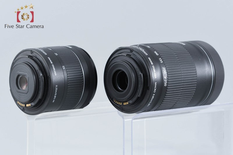 Canon EOS Kiss X10 / Rebel SL3 / 250D / 200DII 24.1 MP 18-55 55-250 Lenses