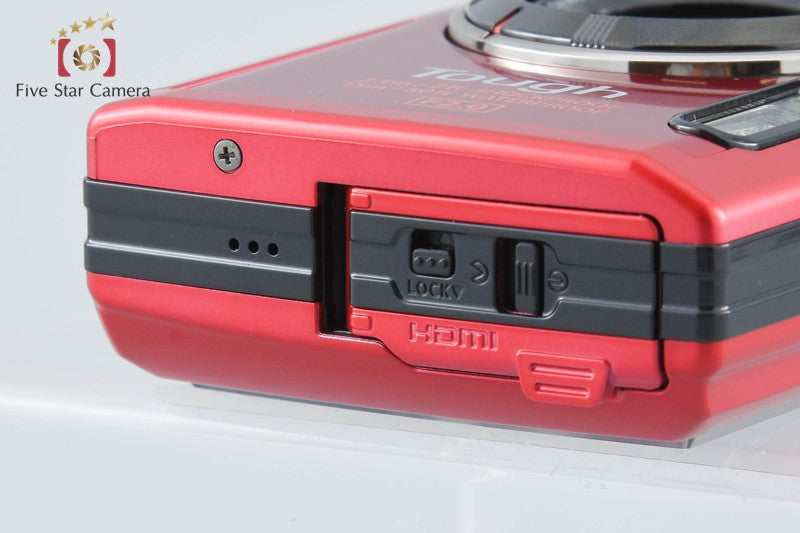"Shutter count 7" Olympus STYLUS TG-4 Tough Red 16.0 MP Digital Camera