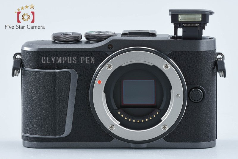 "Count 616" Olympus PEN E-PL10 Black 16.1 MP Digital Camera EZ 14-42 Lens