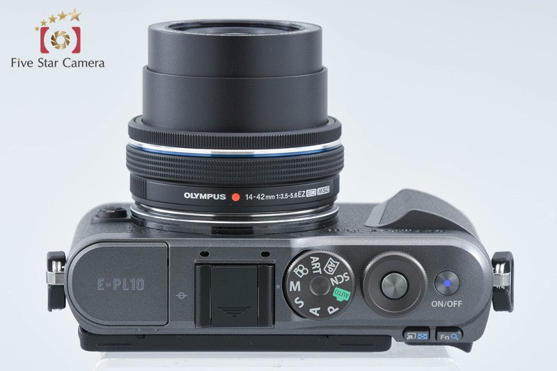"Count 616" Olympus PEN E-PL10 Black 16.1 MP Digital Camera EZ 14-42 Lens
