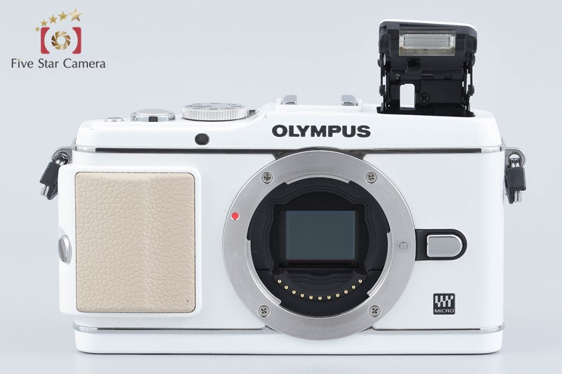 Olympus PEN Lite E-PL3 White 12.3 MP Digital Camera 14-42 Lens