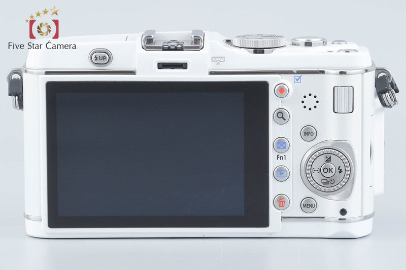 Olympus PEN Lite E-PL3 White 12.3 MP Digital Camera 14-42 Lens