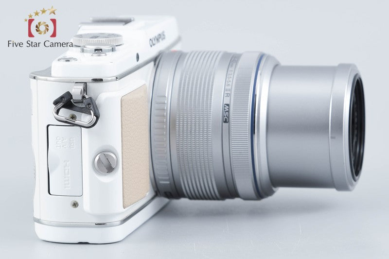 Olympus PEN Lite E-PL3 White 12.3 MP Digital Camera 14-42 Lens