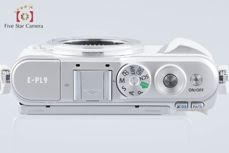 "Shutter count 1,998" Olympus E-PL9 White 16.1 MP Digital Mirrorless Camera Body