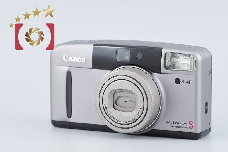 Canon Autoboy S PANORAMA Greige Titan 35mm Point & Shoot Film Camera