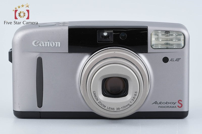 Canon Autoboy S PANORAMA Greige Titan 35mm Point & Shoot Film Camera